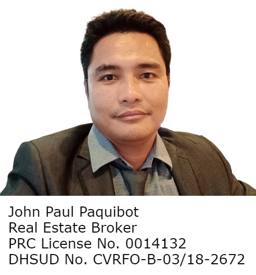 Cebu Real Estate Broker John Paul Paquibot