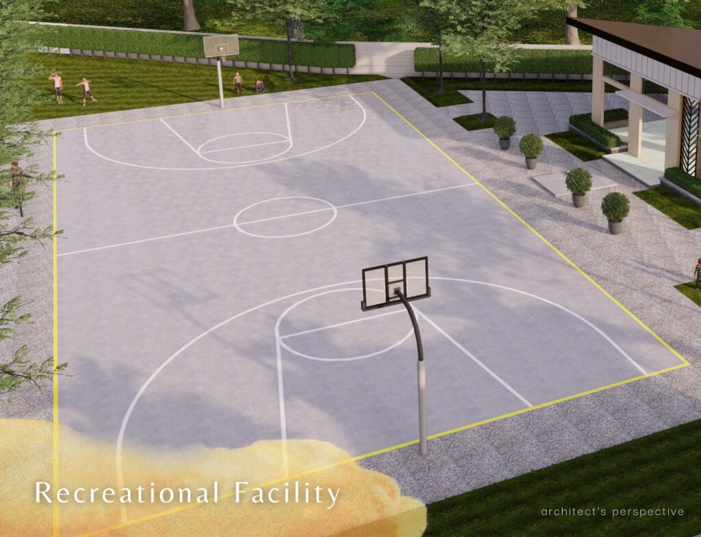 Forestview Homes basketball court