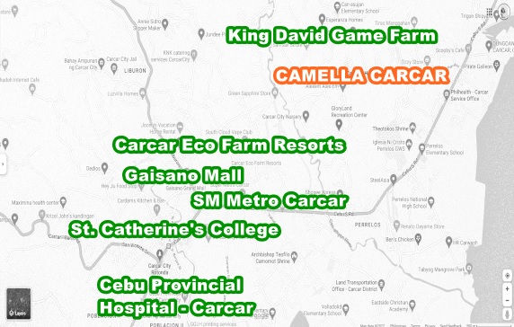 Camella Homes Carcar City location